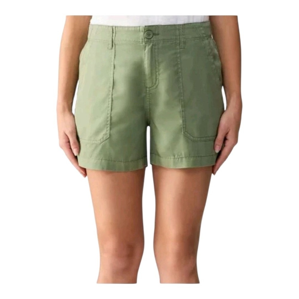 Social Standard By Sanctuary Shorts Fortune Tencel Womens Size XXL Green Tea